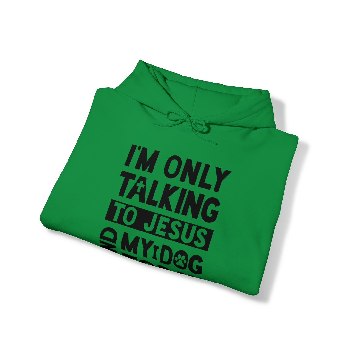 Only Talking To Jesus and My Dog Unisex Hoodie