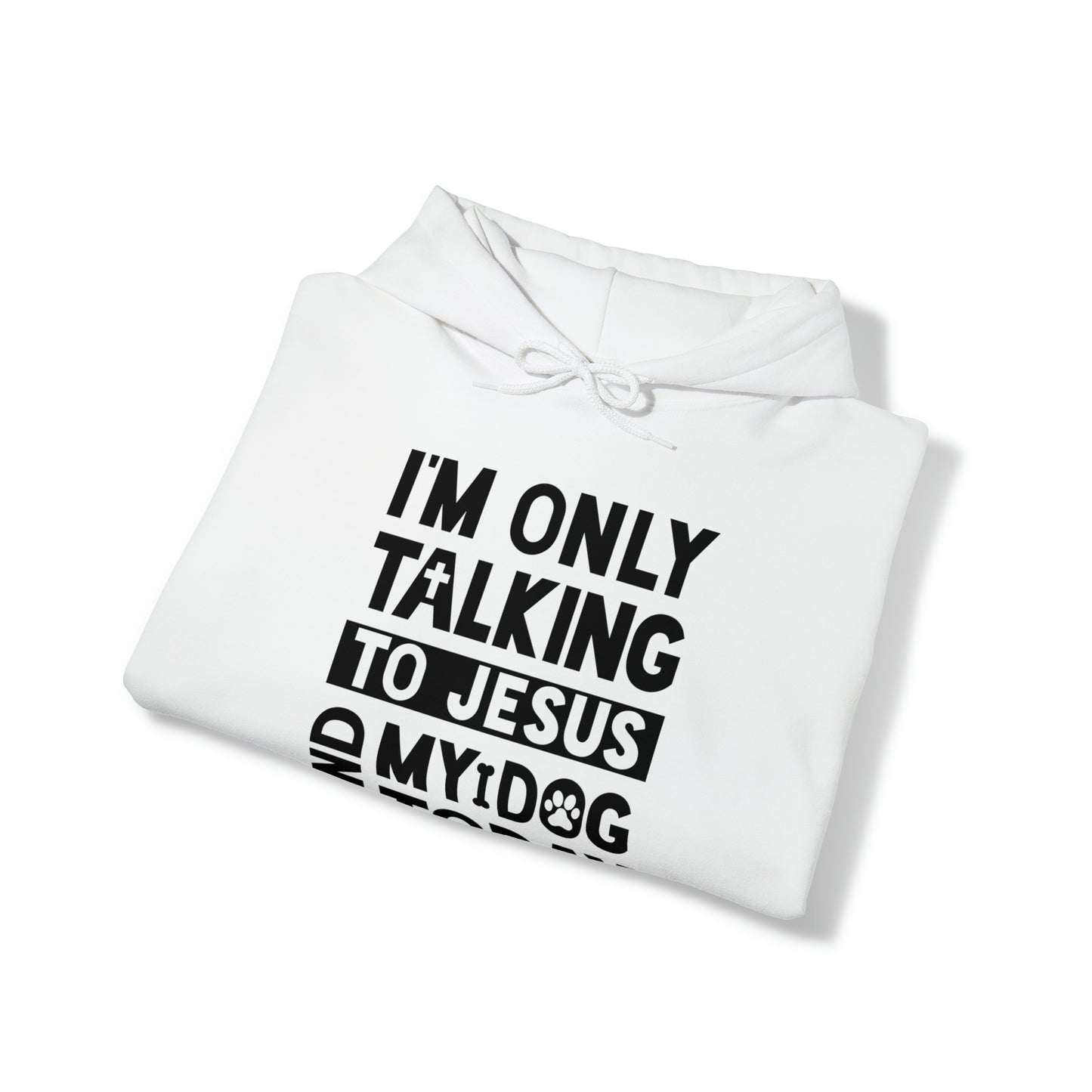 Only Talking To Jesus and My Dog Unisex Hoodie