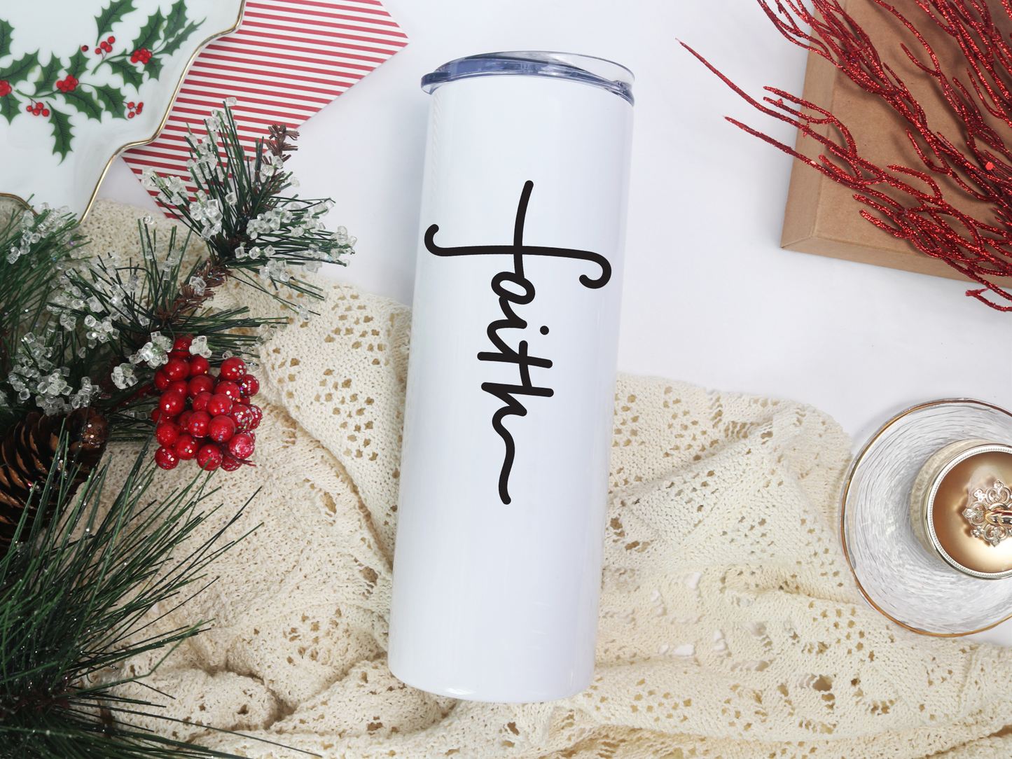 Faith Cross 20oz Tumbler