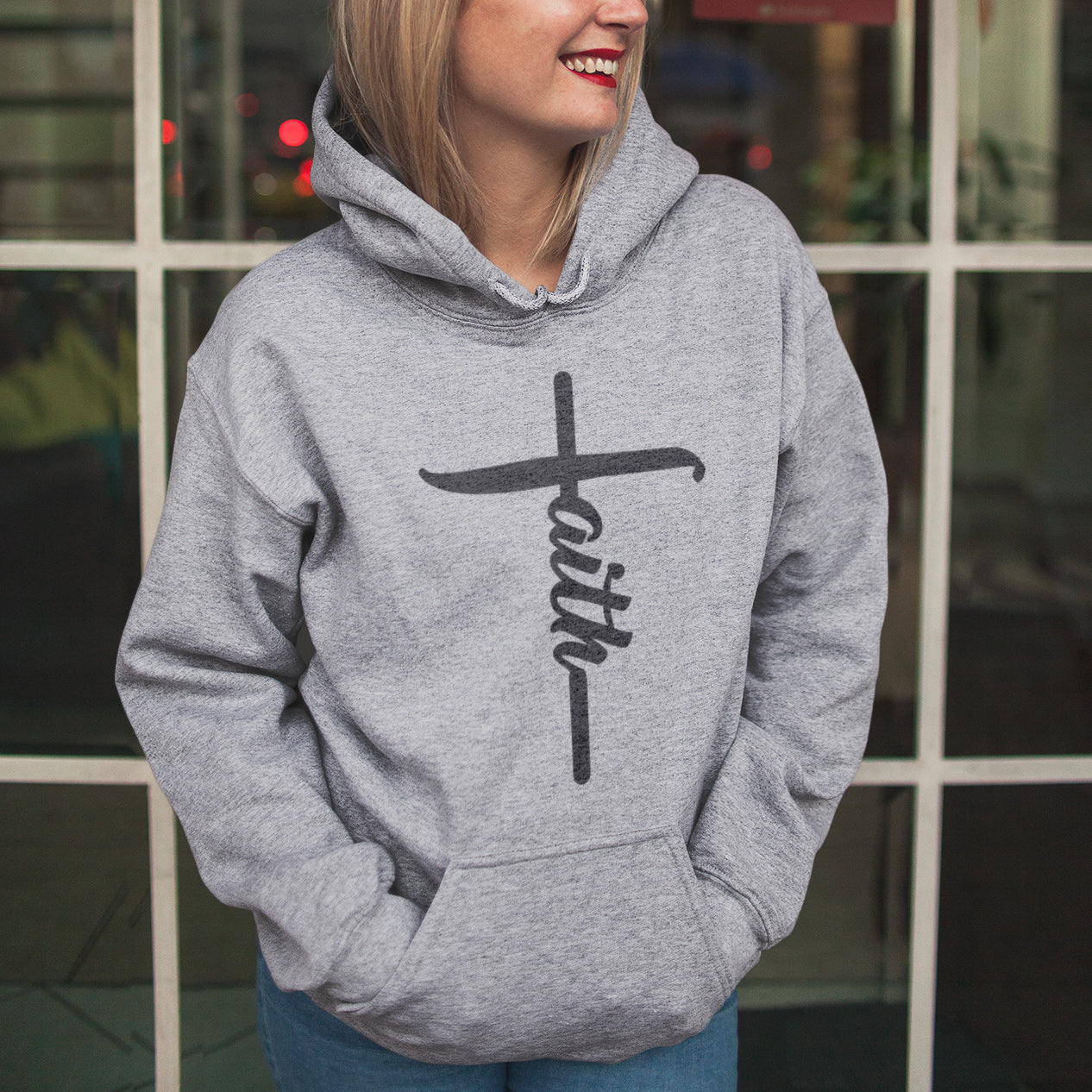 Faith Cross Unisex Hoodie