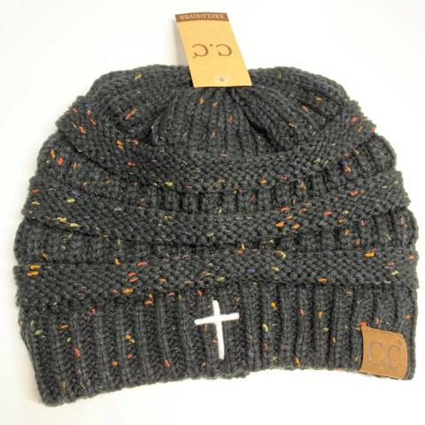 Flecked Cross Classic CC Beanie