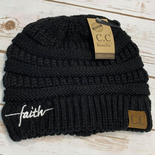 Faith Ponytail Beanie