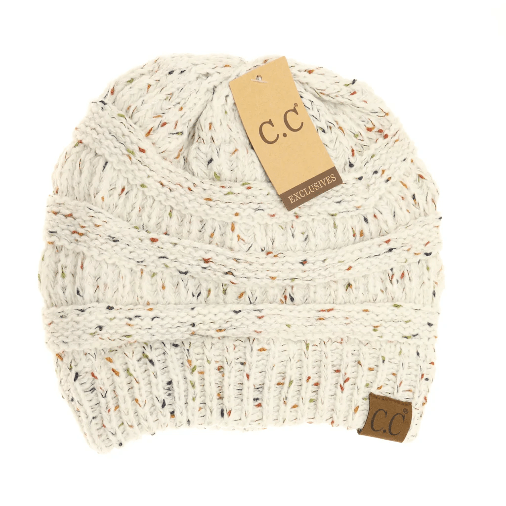 Flecked Cross Classic CC Beanie