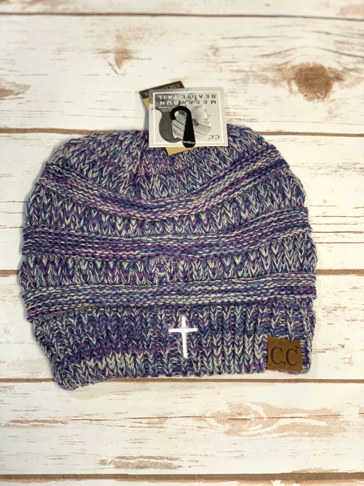 Cross Multi Tone CC Beanie Tail