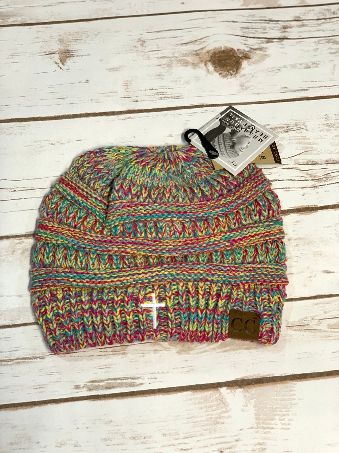 Cross Multi Tone CC Beanie Tail