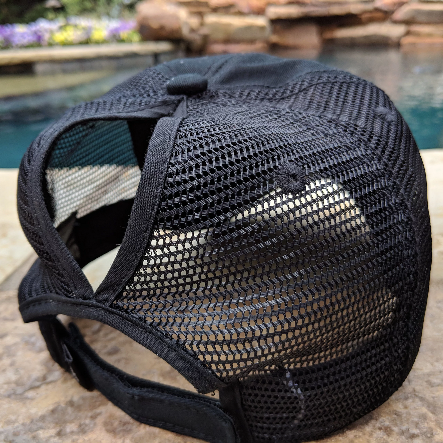 Ponytail Christian Fish Glitter Hat