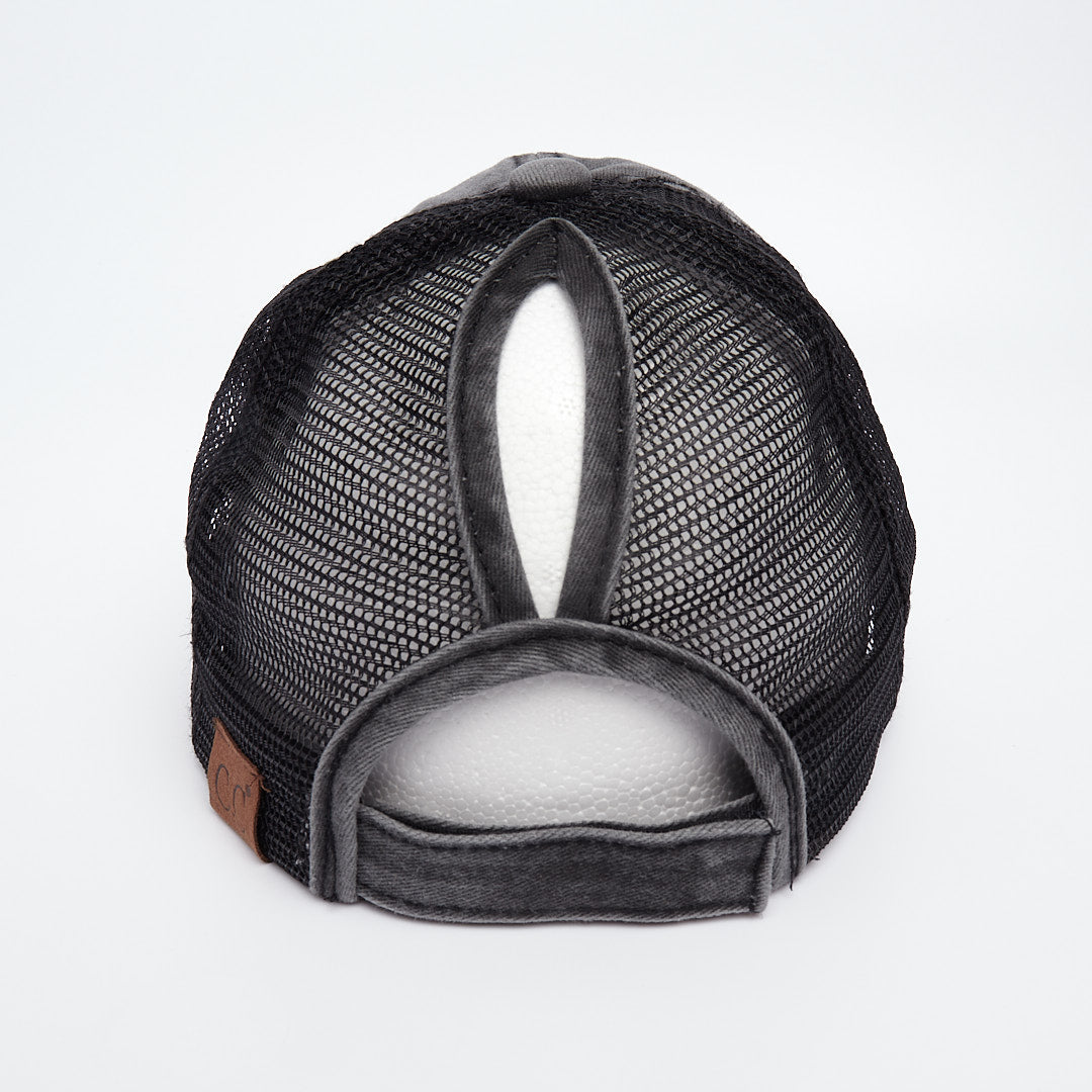 Cross CC Ponytail Hat