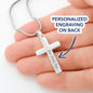 To My Mother Personalized Cross Necklace
