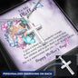 To My Mother Personalized Cross Necklace