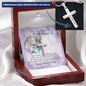 To My Mother Personalized Cross Necklace