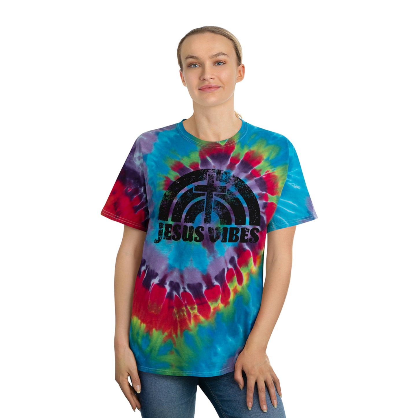 Jesus Vibes Tie-Dye Shirt