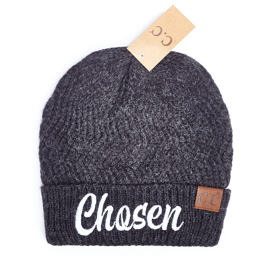 Chosen Chevron Knit Cuff Beanie