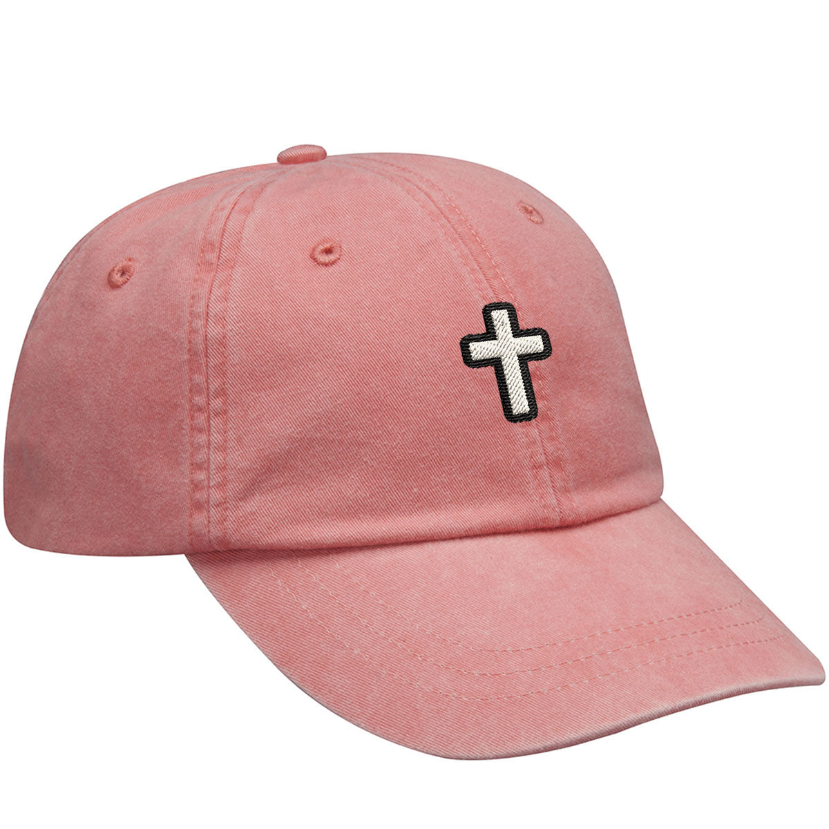 Cross Embroidered Baseball Cap