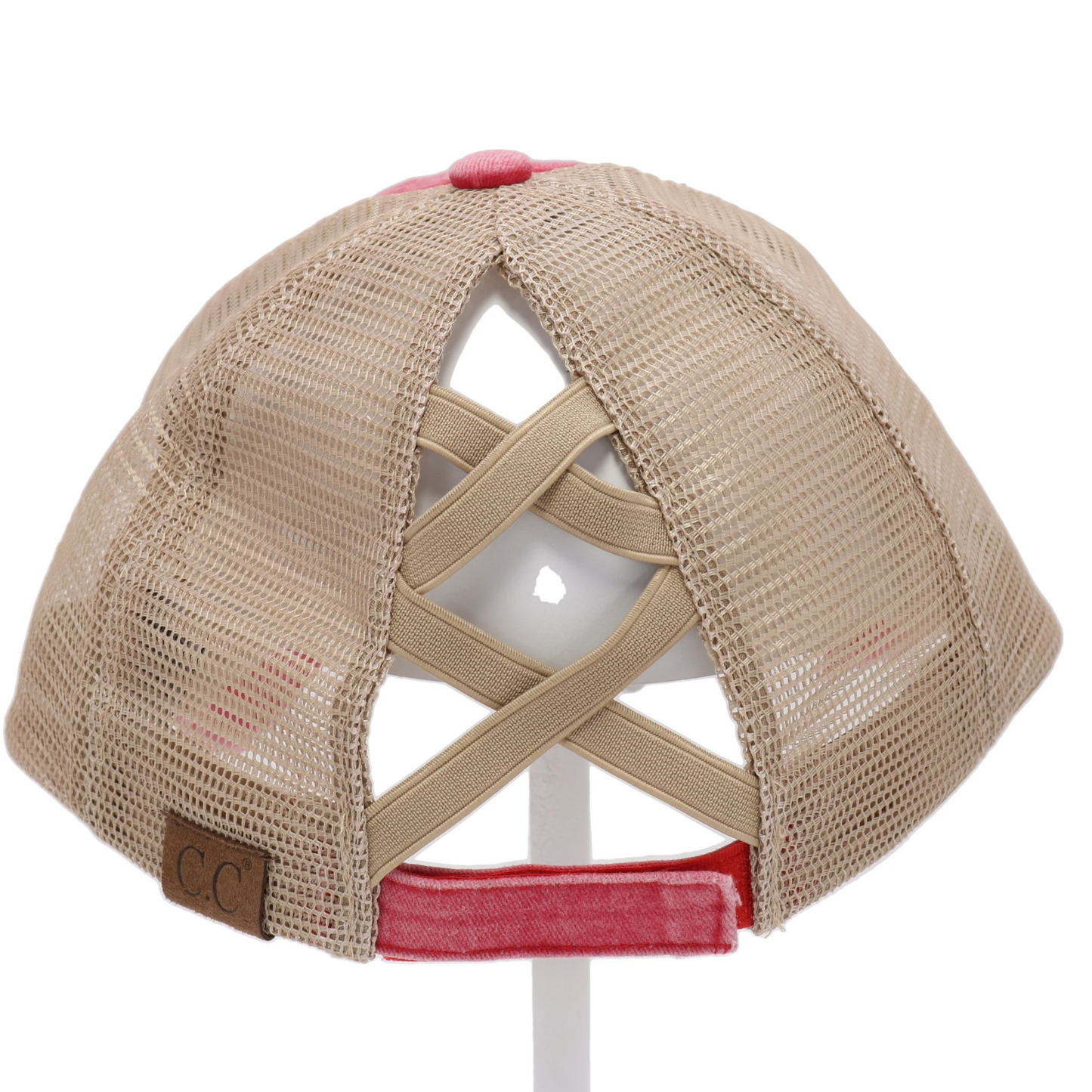 Cross Criss Cross Ponytail Hat
