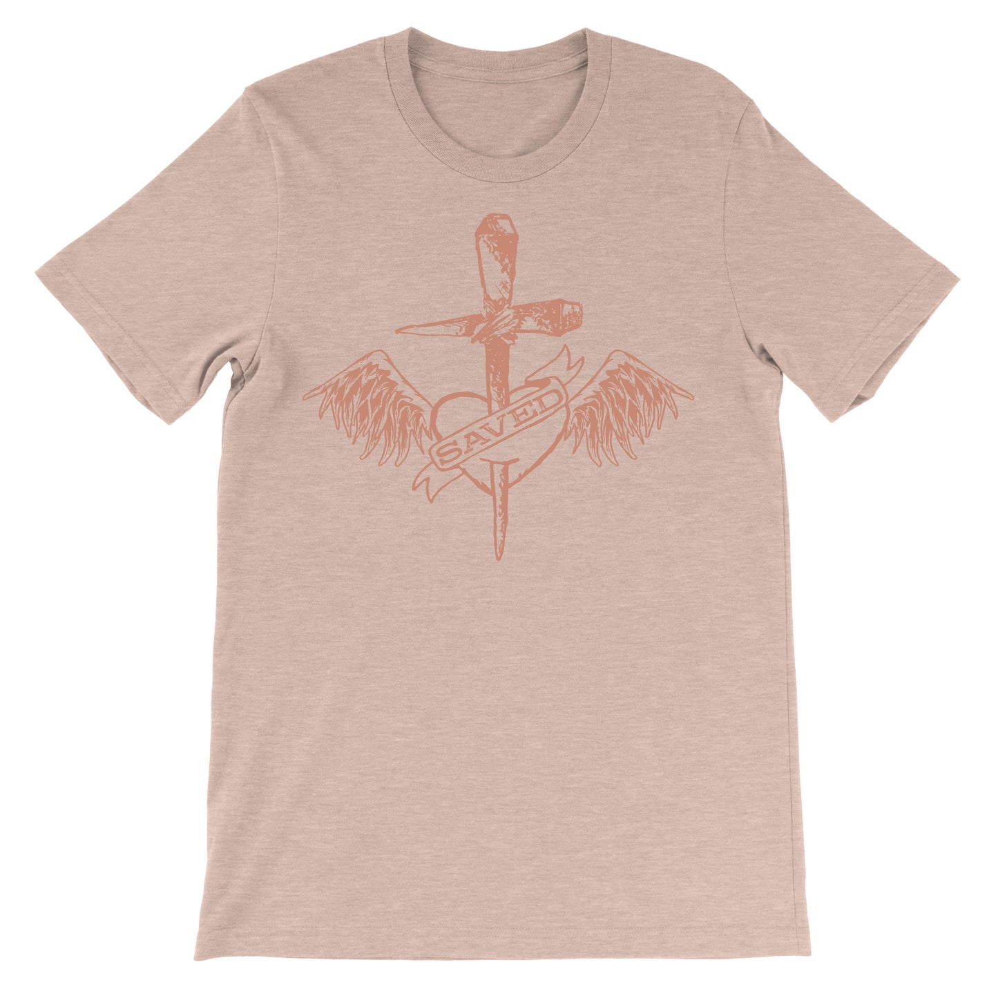Hand Drawn Saved Unisex Tee