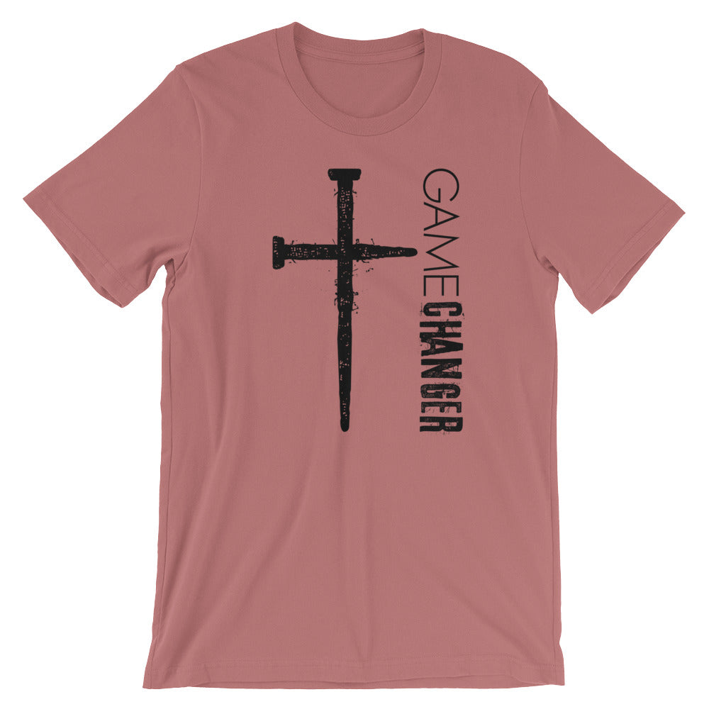 Game Changer Unisex Short Sleeve Jersey T-Shirt with Tear Away Label