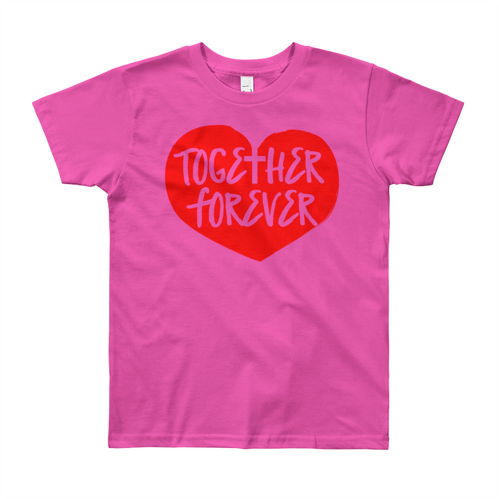 Together Forever Love Youth Short Sleeve T-Shirt