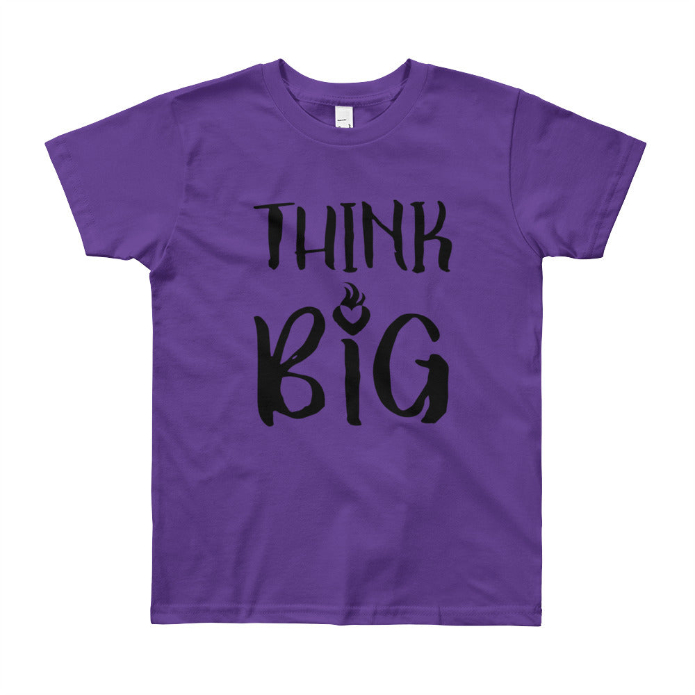 Think big Youth Short Sleeve T-Shirt