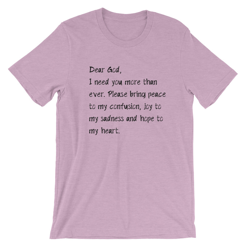 Dear God Unisex T-Shirt