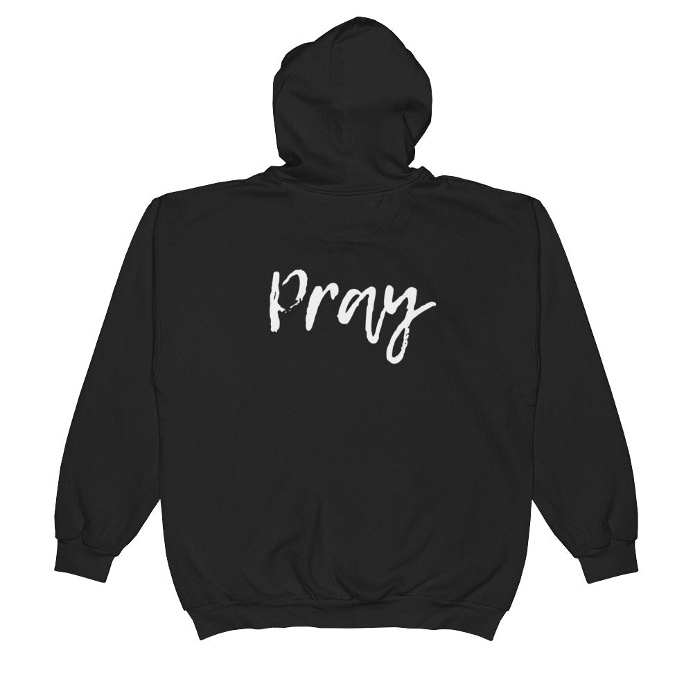 Pray script Unisex Zip Hoodie