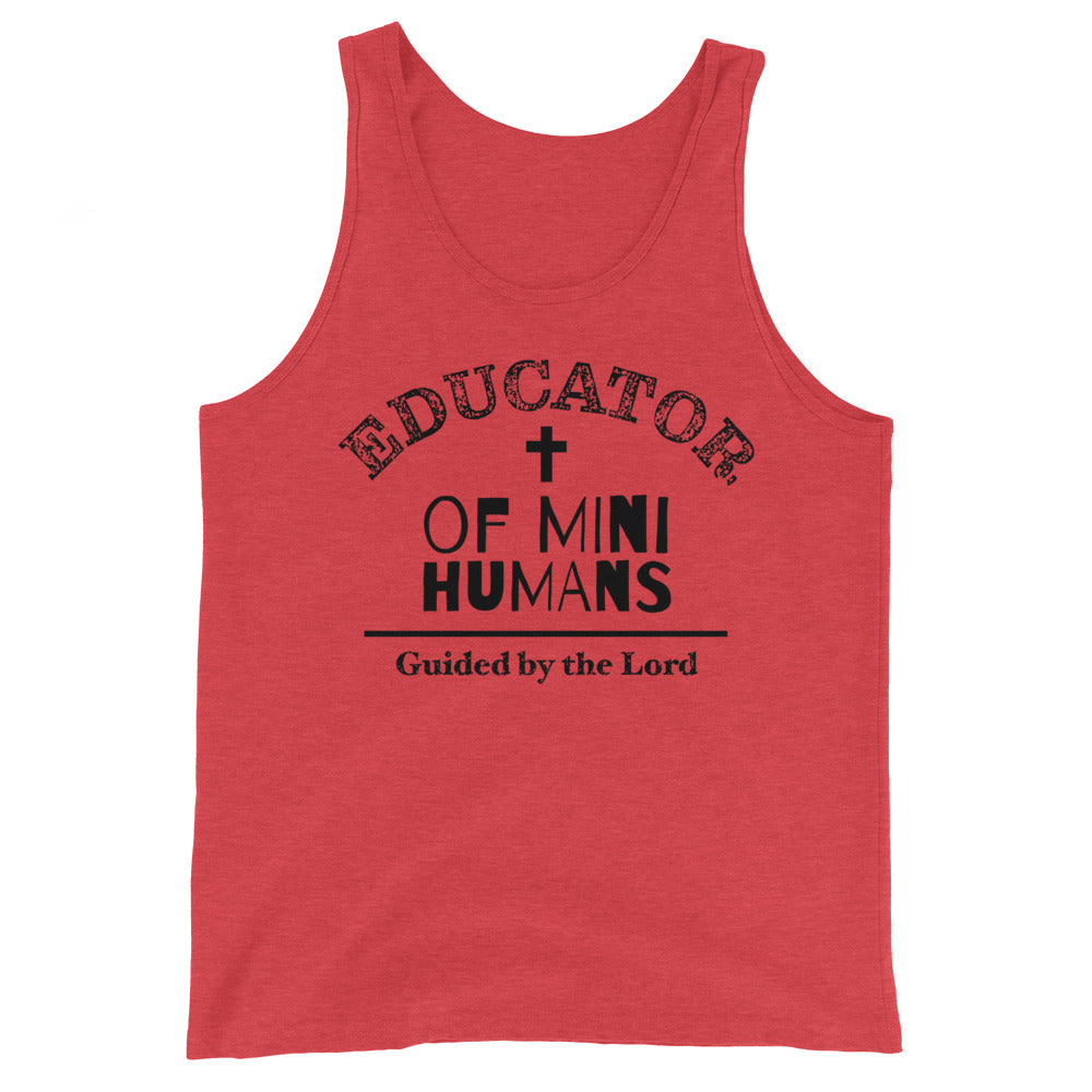 Teacher guided by the Lord Unisex Tank Top