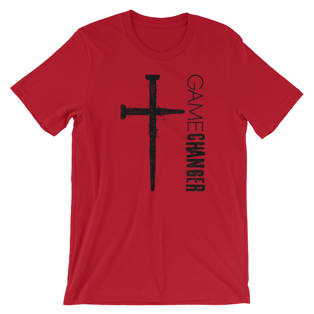 Game Changer Unisex Short Sleeve Jersey T-Shirt with Tear Away Label