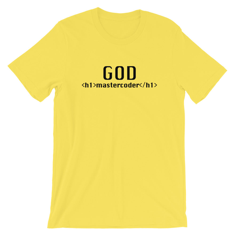 GOD Master Coder Unisex T-Shirt