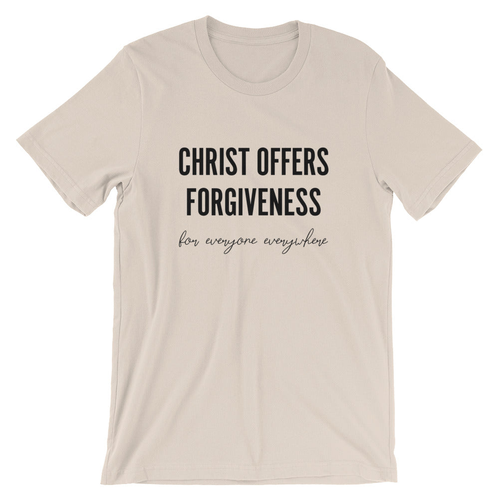 Christ offers Forgiveness Unisex T-Shirt