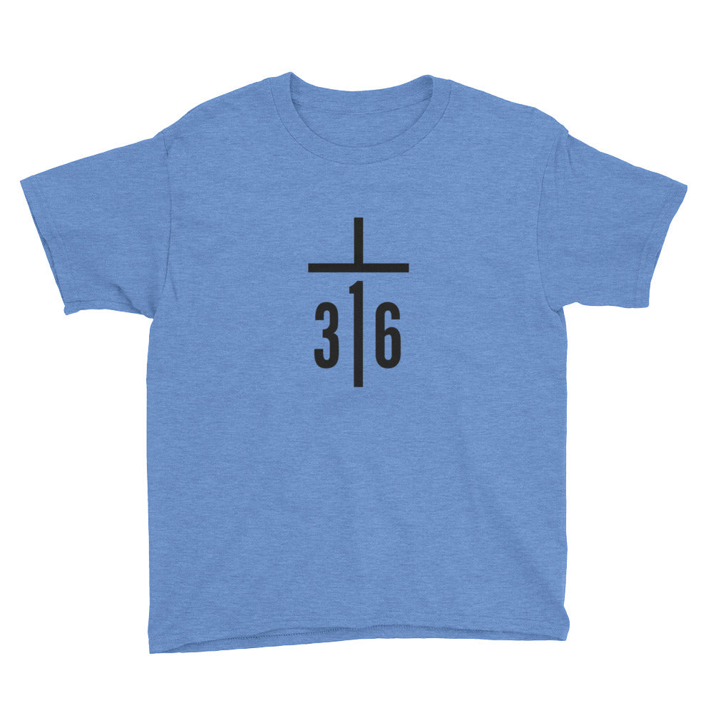 John 3:16 Youth Short Sleeve T-Shirt