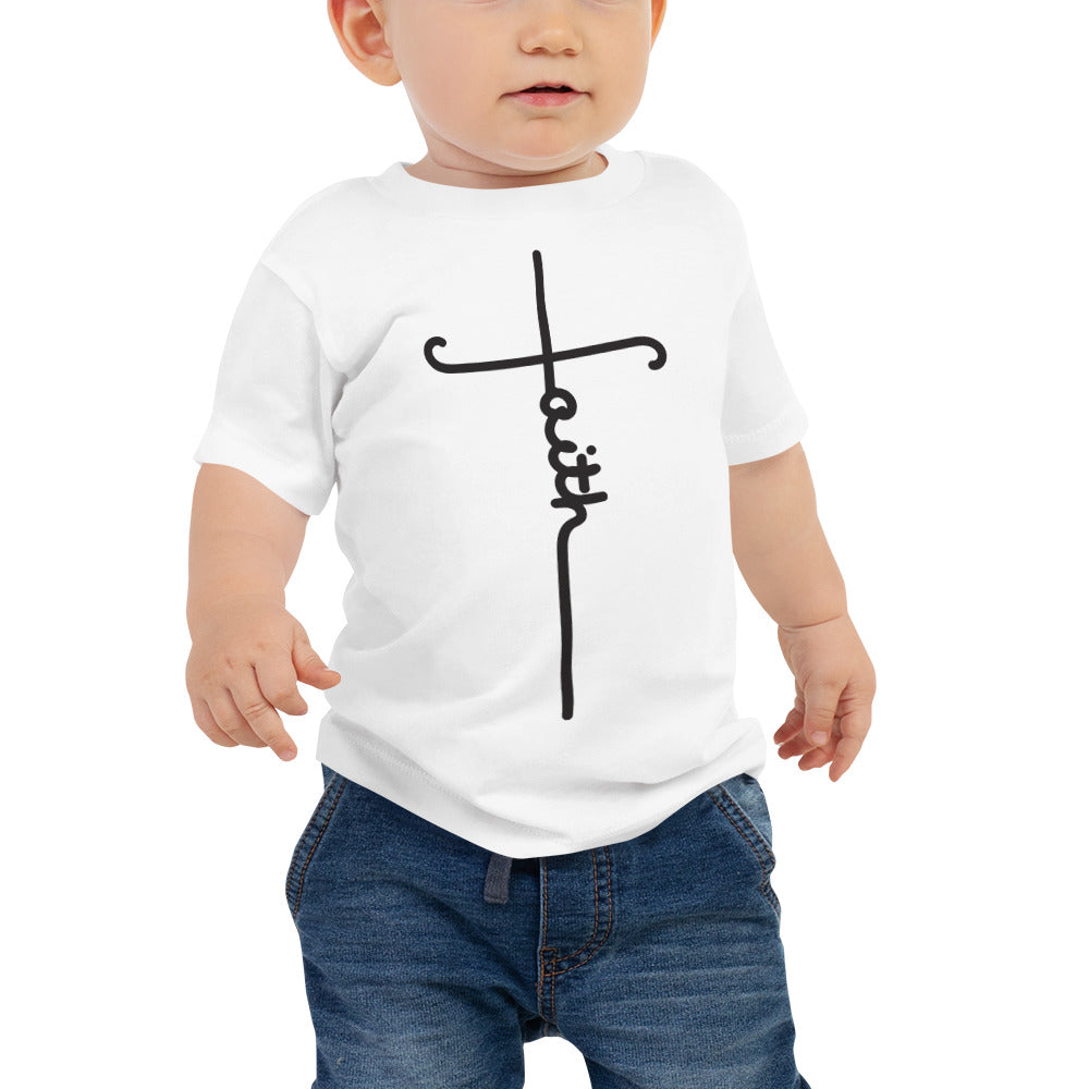 Faith Cross Baby Short Sleeve Tee