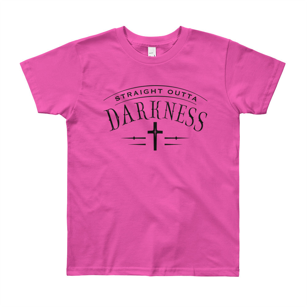 Straight Outta Darkness Youth Short Sleeve T-Shirt