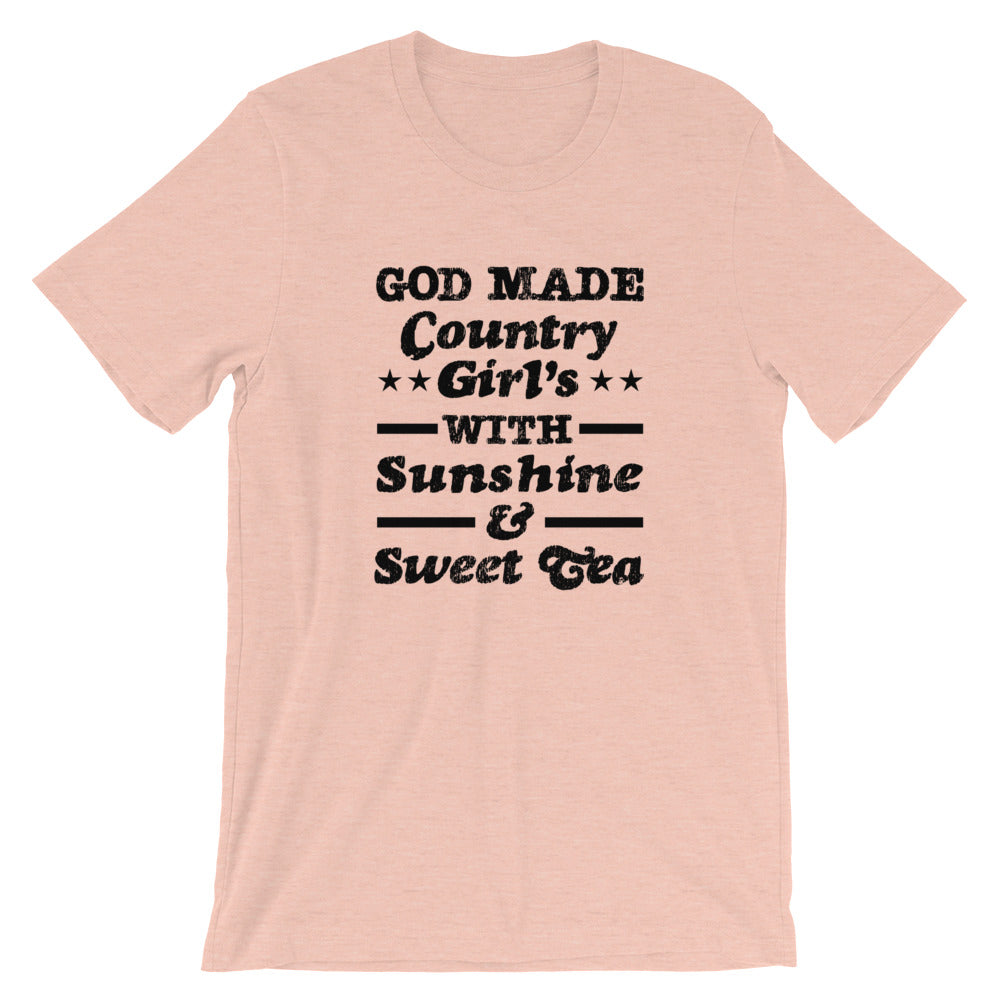 God made Country Girls Unisex T-Shirt