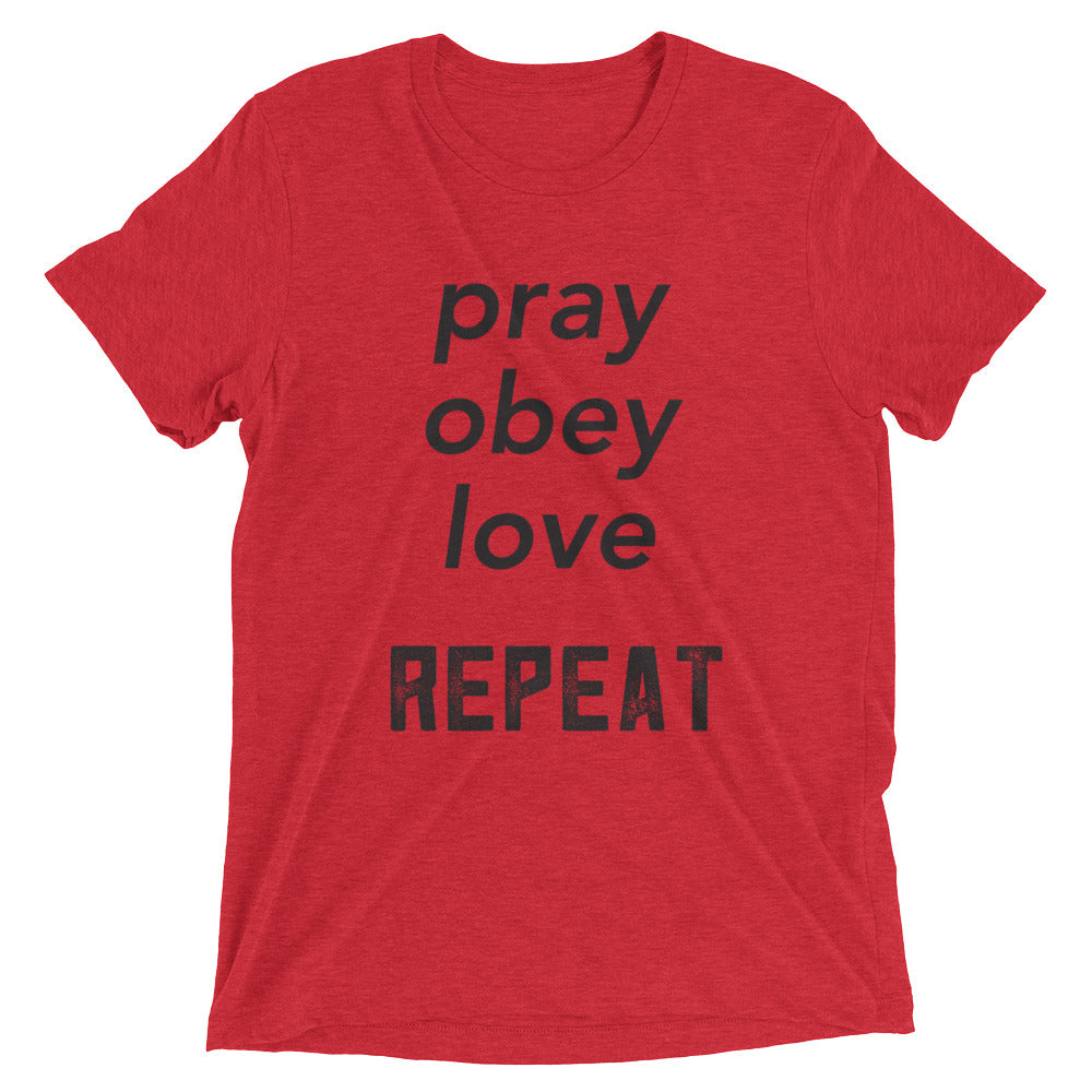 Pray Obey Love Unisex Tee