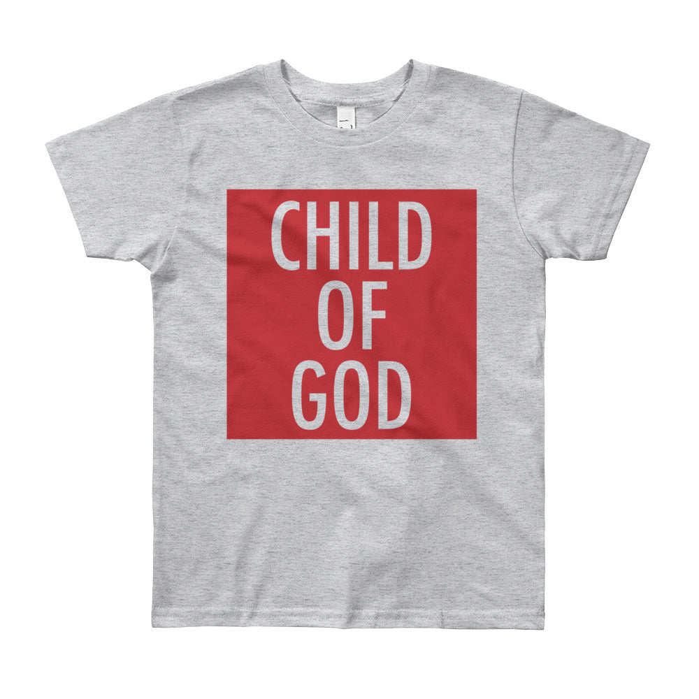 Child of God in Red Youth Tee