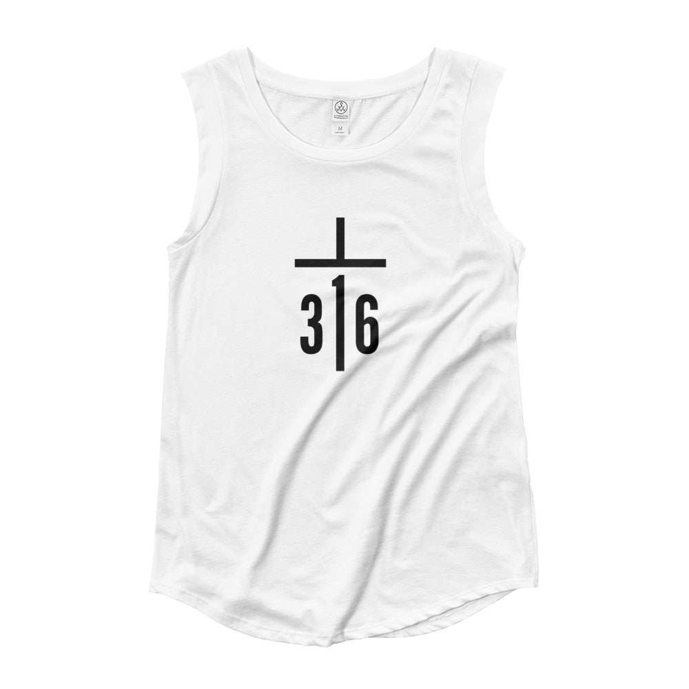 3:16 Ladies’ Cap Sleeve T-Shirt