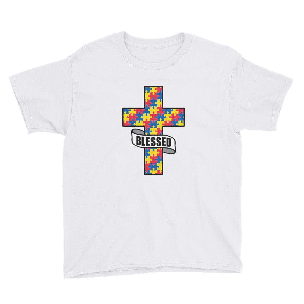 Blessed Autism - Youth Short Sleeve T-Shirt