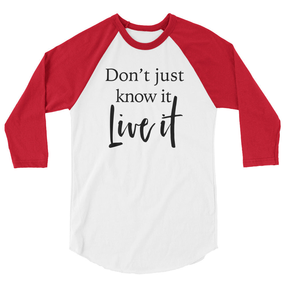 Live It Unisex Raglan