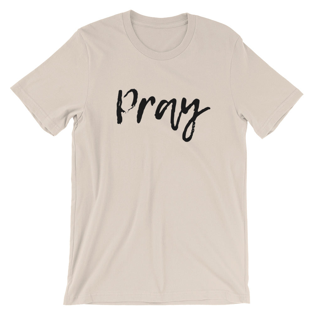 Pray script Unisex T-Shirt