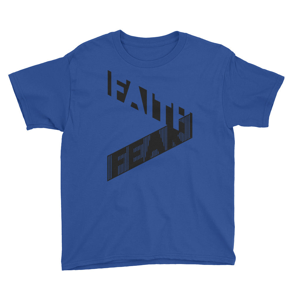 Faith > Fear Youth Short Sleeve T-Shirt