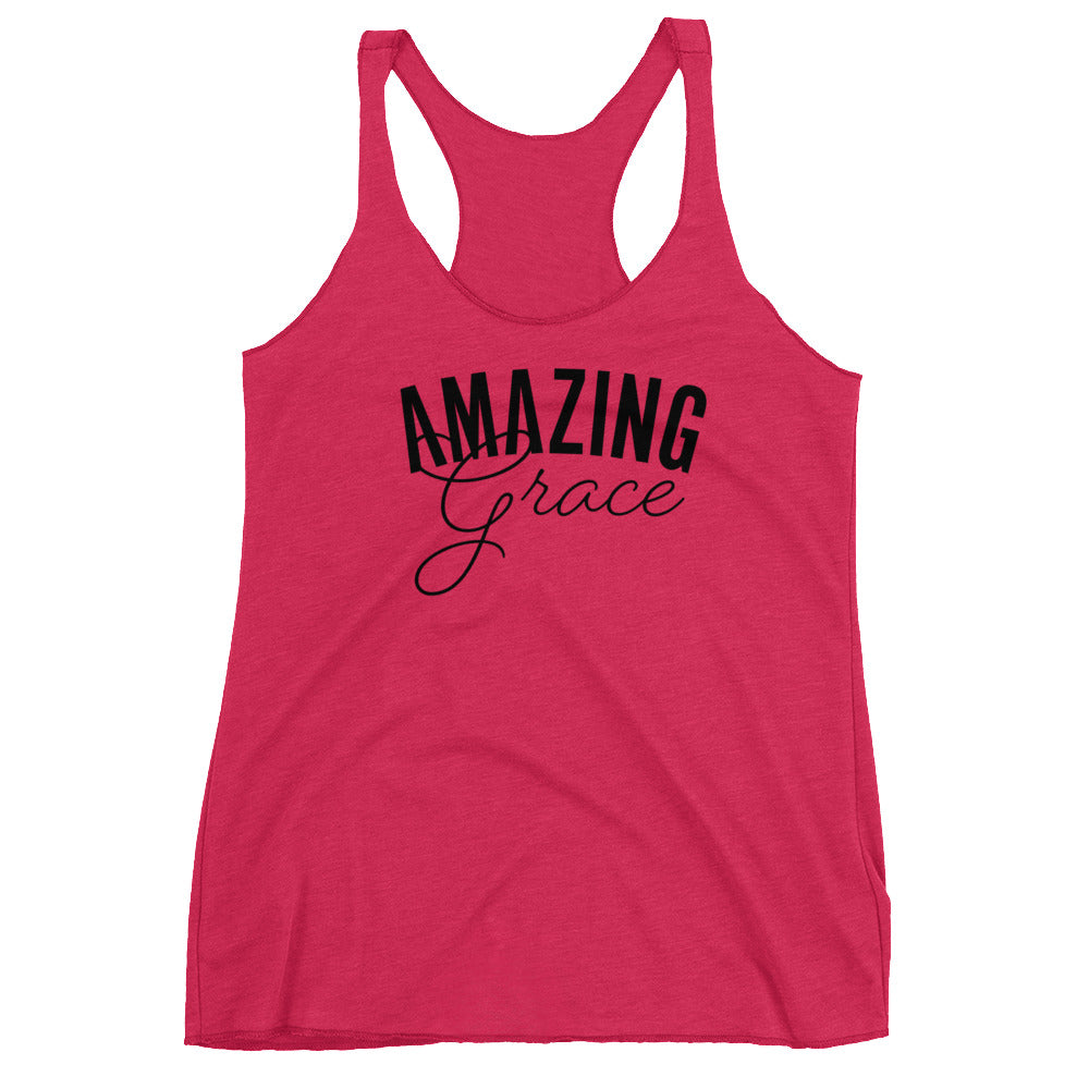 Amazing Grace Triblend Racerback Tank