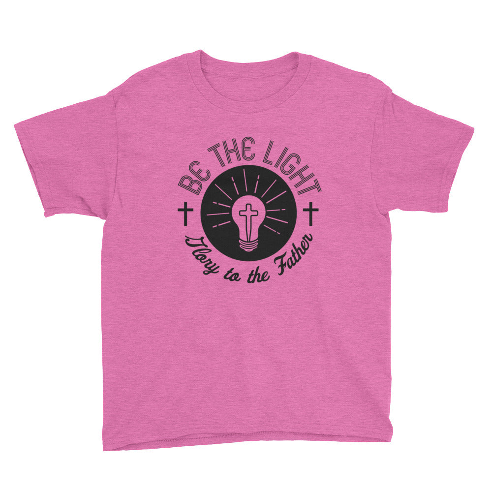 Be the Light retro Youth Short Sleeve T-Shirt