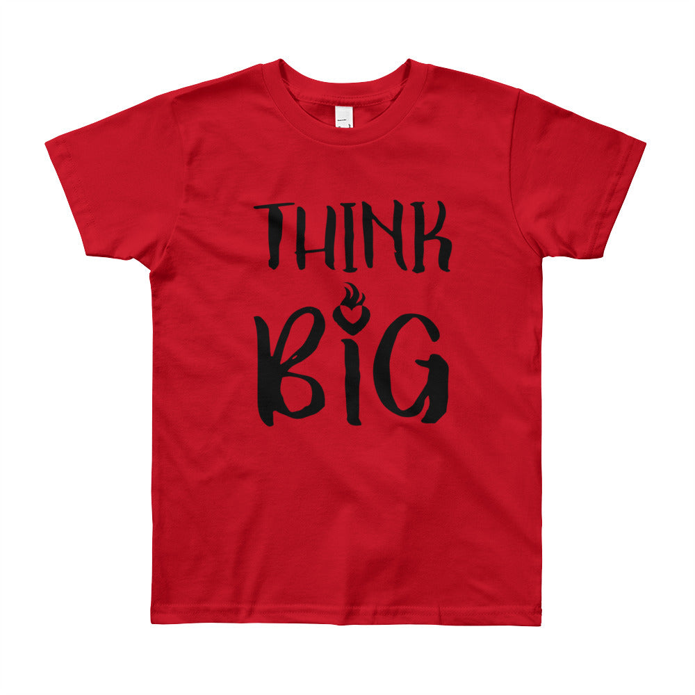 Think big Youth Short Sleeve T-Shirt