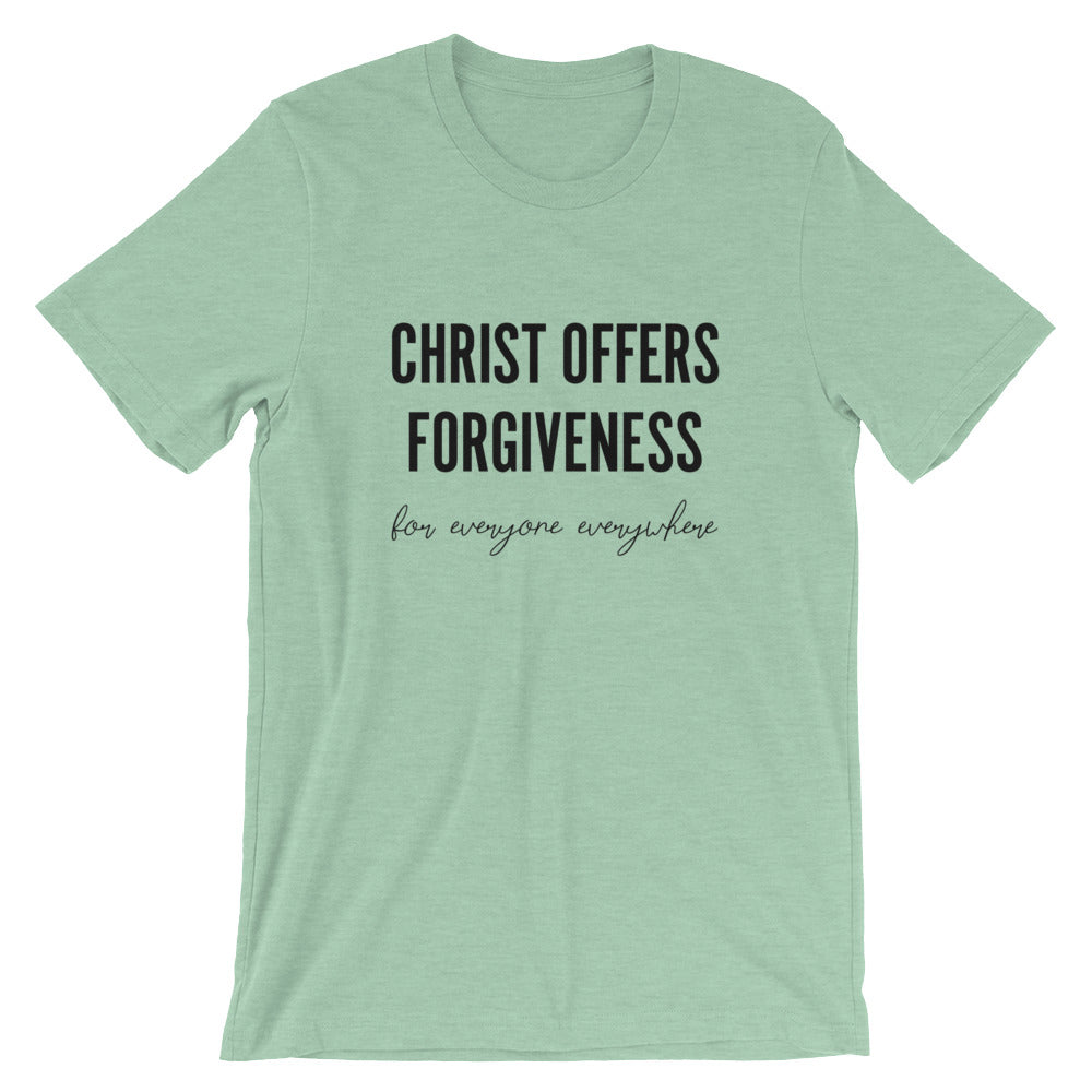 Christ offers Forgiveness Unisex T-Shirt