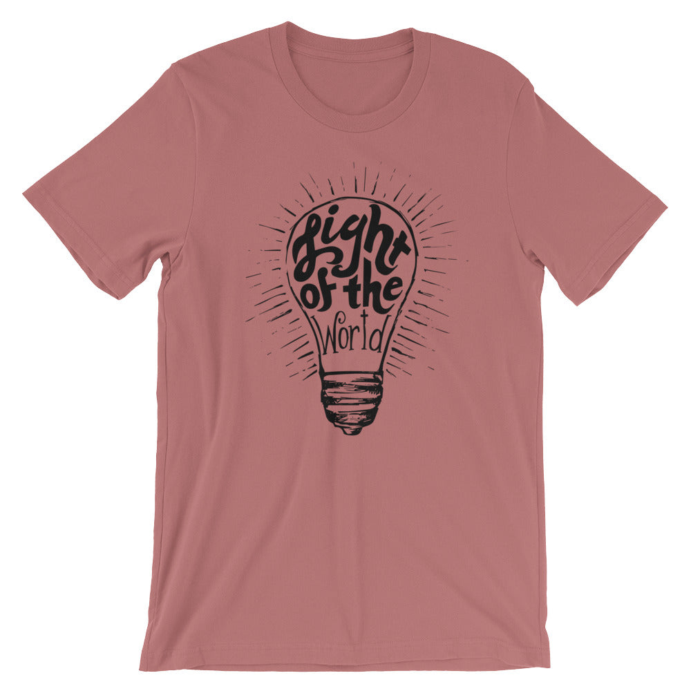 Light of the World Unisex Short Sleeve Jersey T-Shirt with Tear Away Label