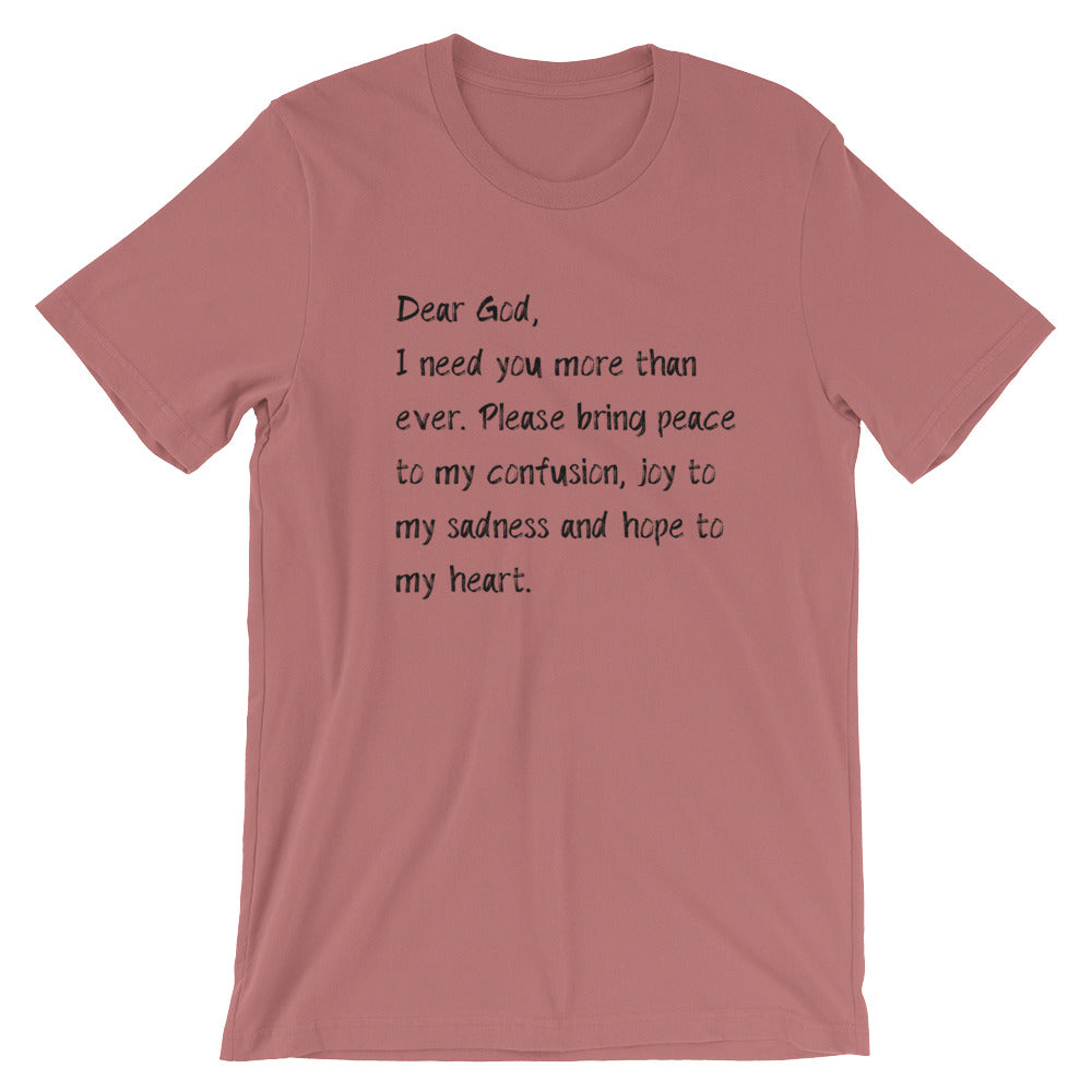 Dear God Unisex T-Shirt