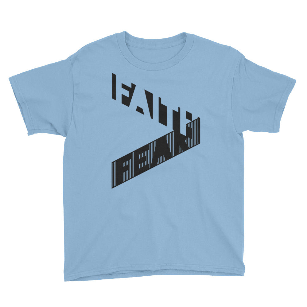 Faith > Fear Youth Short Sleeve T-Shirt