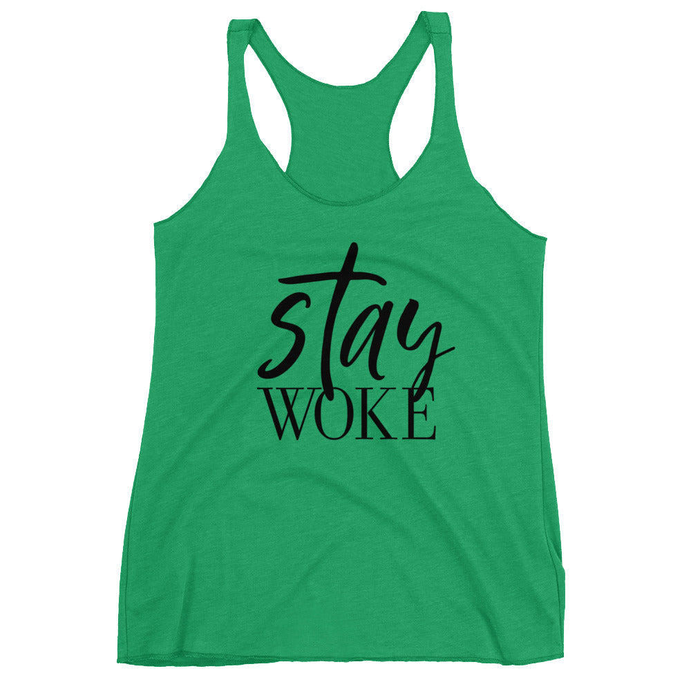 Stay Woke Racerback Tank