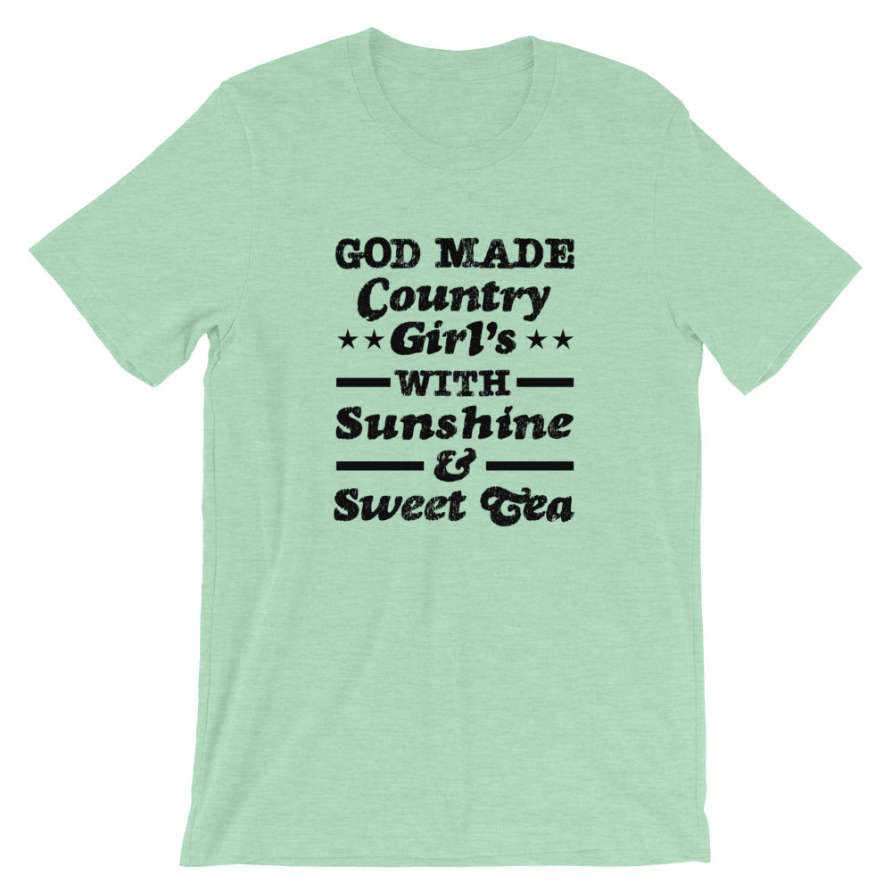 God made Country Girls Unisex T-Shirt