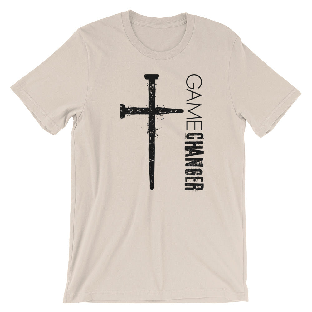 Game Changer Unisex Short Sleeve Jersey T-Shirt with Tear Away Label