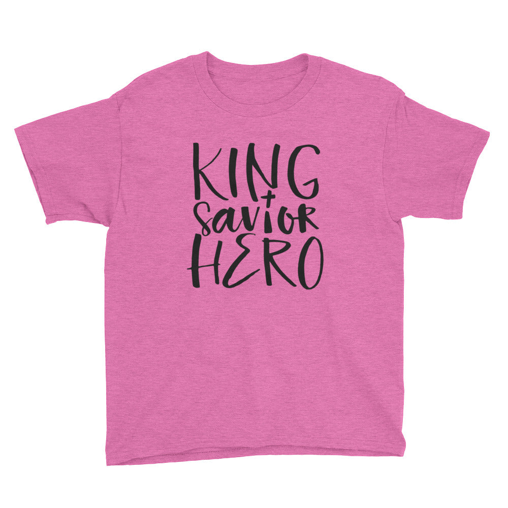 King Savior Hero Youth Short Sleeve T-Shirt